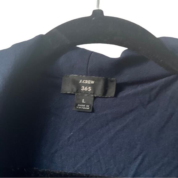J. Crew 365 The Stretch Modal Blend Shawl Navy Cardigan Size L - Picture 5 of 12